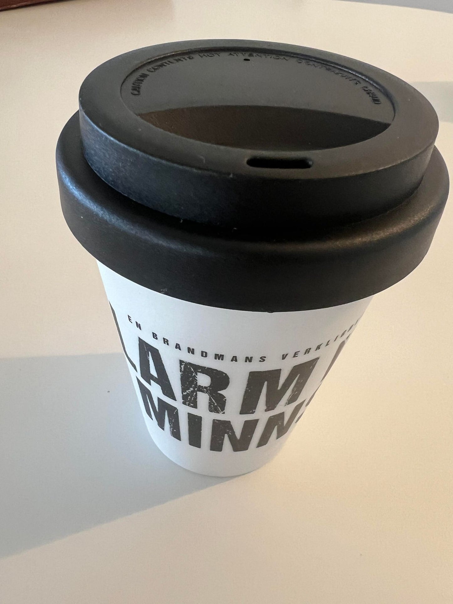 Larm vi minns - Kaffekopp Take-away i återvunnen plast! 2-pack.